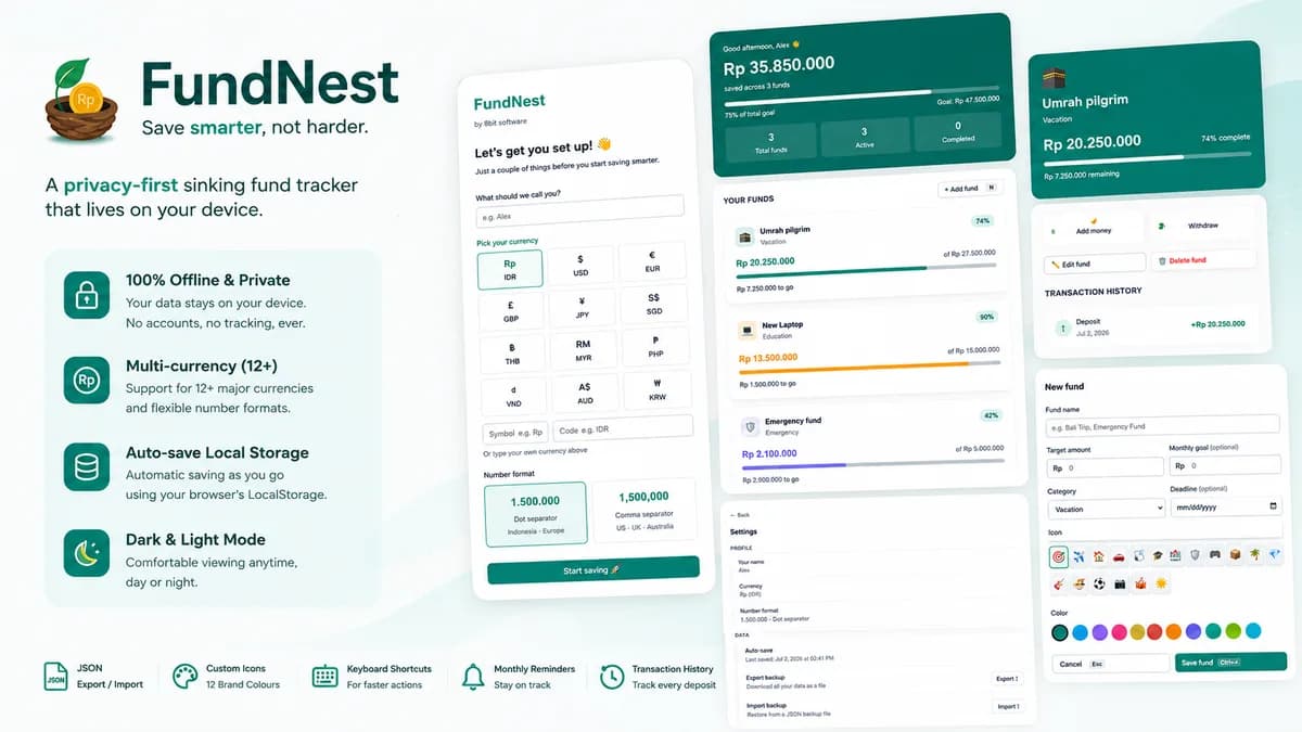 FundNest — Wujudkan Semua Impianmu Dengan Nabung y