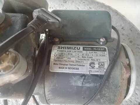 Dijual pompa air Shimizu siap pakai 1