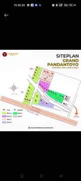 Tanah Kavling Perumahan Grand Pandantoyo Kertosono 1