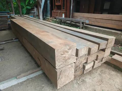 Dijual Cepat - Balok Jati Lawasan Kuno 3