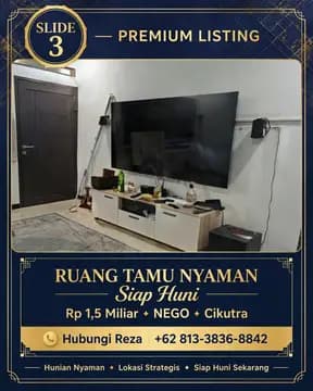 DIJUAL CEPAT - RUMAH 2 LANTAI DI CIKUTRA BANDUNG 3