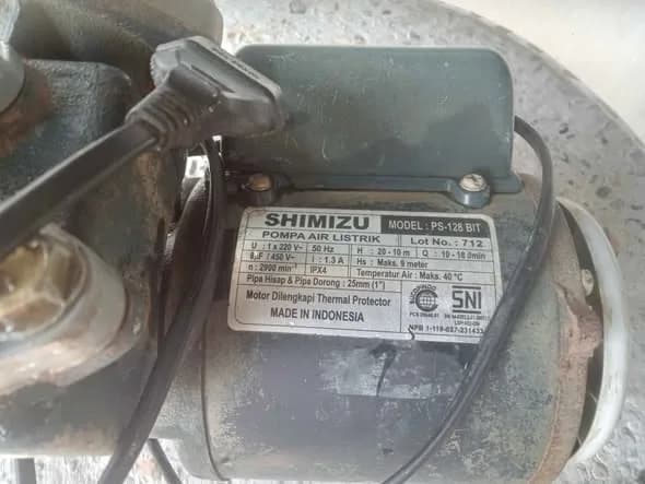 Dijual pompa air Shimizu siap pakai